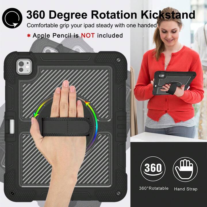 Apple iPad Pro 11 & Air 4 Rugged Shockproof Case (Black)