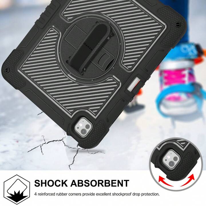 Apple iPad Pro 11 & Air 4 Rugged Shockproof Case (Black)