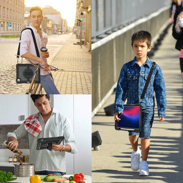 Apple iPad Pro 11 & Air 4 Rugged Shockproof Case (Black)