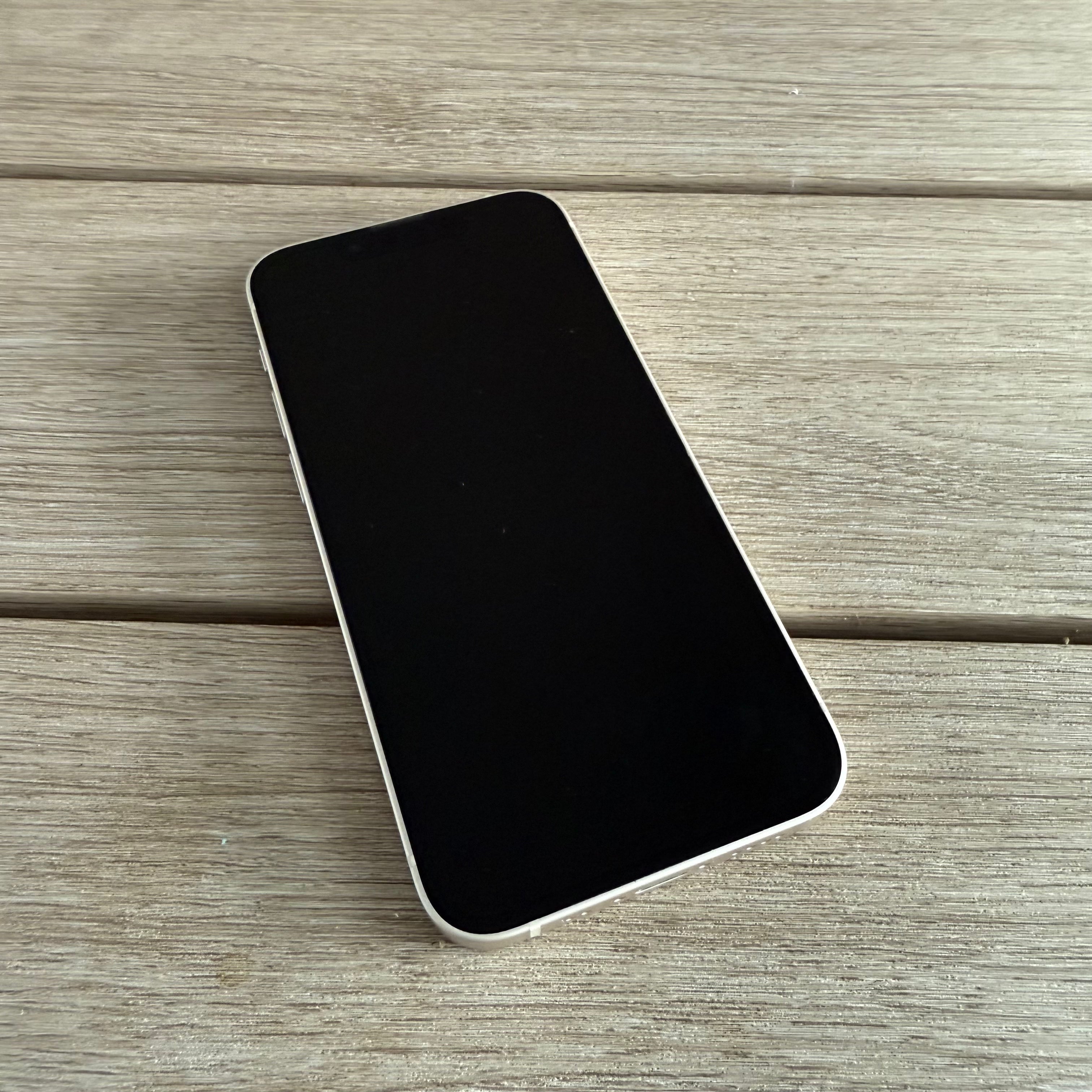 Apple iPhone 13 Mini 128GB 5G White - New Case, Screen Protector (Fair)