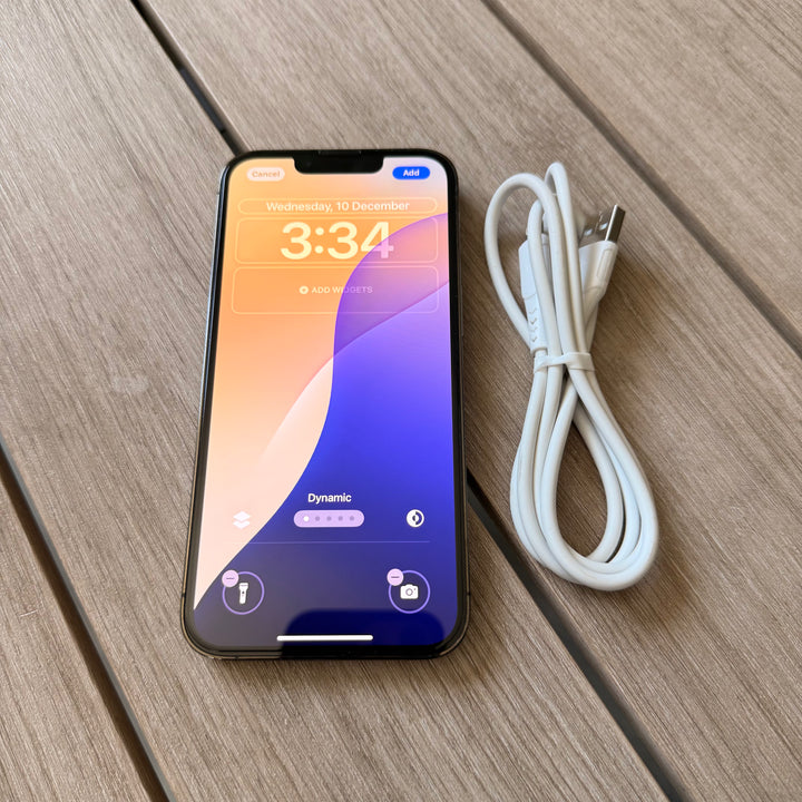 Apple iPhone 13 Pro 256GB 5G Graphite - New Glass Screen Protector, Case (As New)