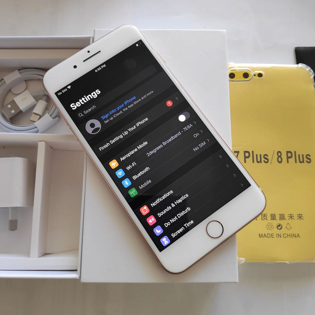 Apple iPhone 8 Plus 64GB Gold - Good Battery, New  Case, Screen Protector