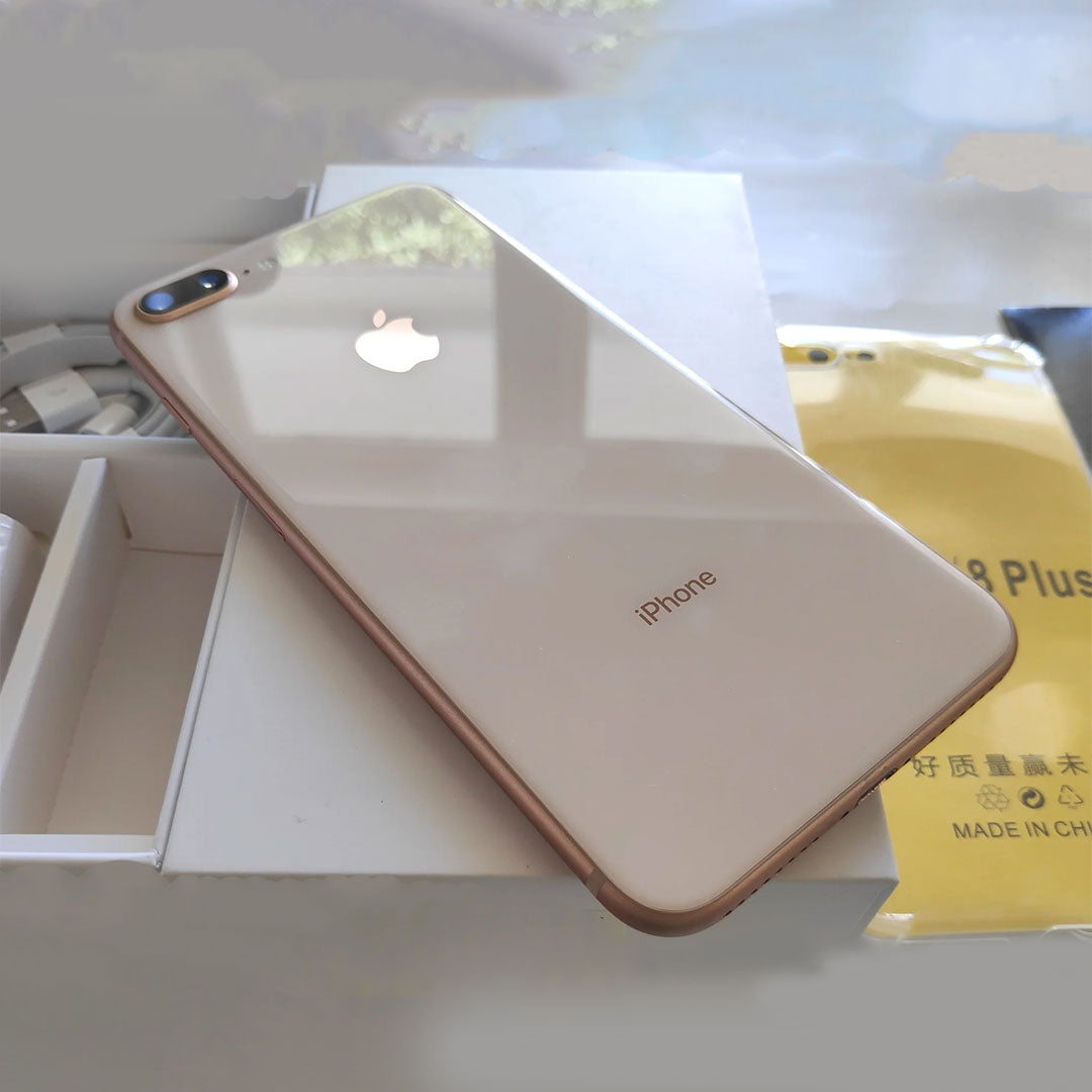 Apple iPhone 8 Plus 64GB Gold - Good Battery, New  Case, Screen Protector