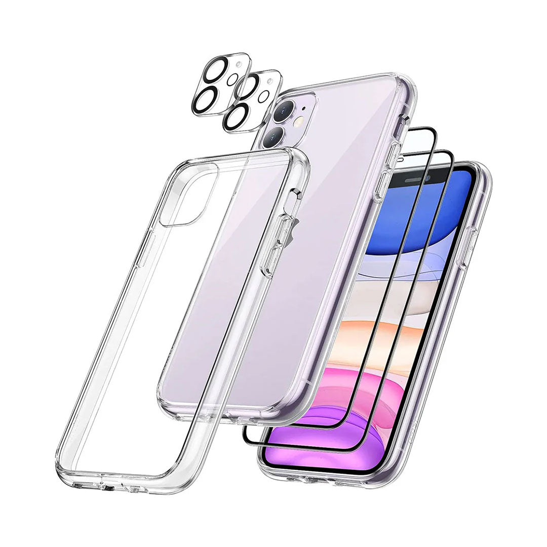 Value Pack - Case, Screen Protector & Camera Lens Protector for iPhone 11