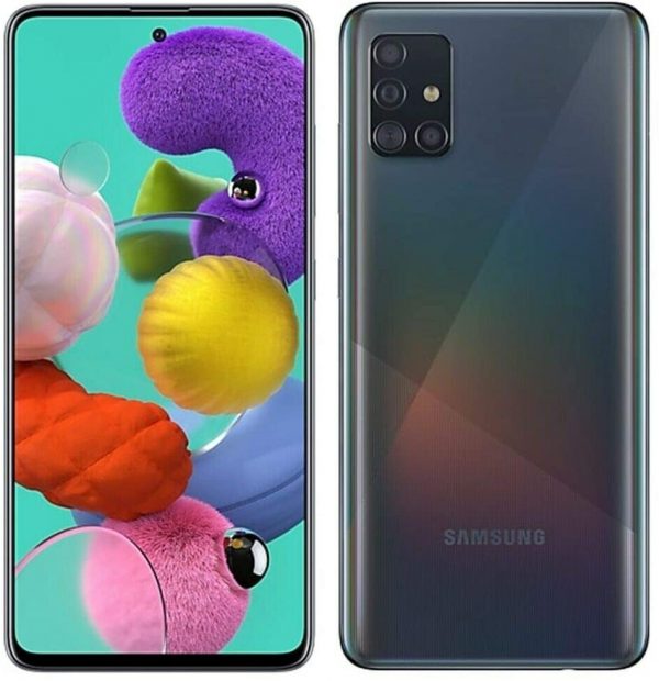 Samsung Galaxy A51 128GB Black Dual Sim Android 13 (Exc) NZ Model SM-A515F/DSN