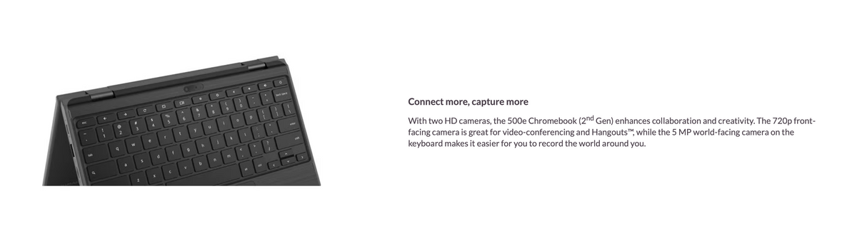 Lenovo Chromebook 500e 2nd Gen – 360 Degree Hinge Side View
2