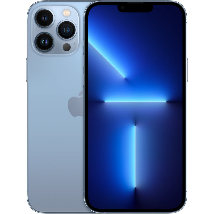 Apple iPhone 13 Pro Max 128GB 5G Sierra Blue Dual Sim (Excellent) New Battery, Case, Glass Screen Protector & Shipping