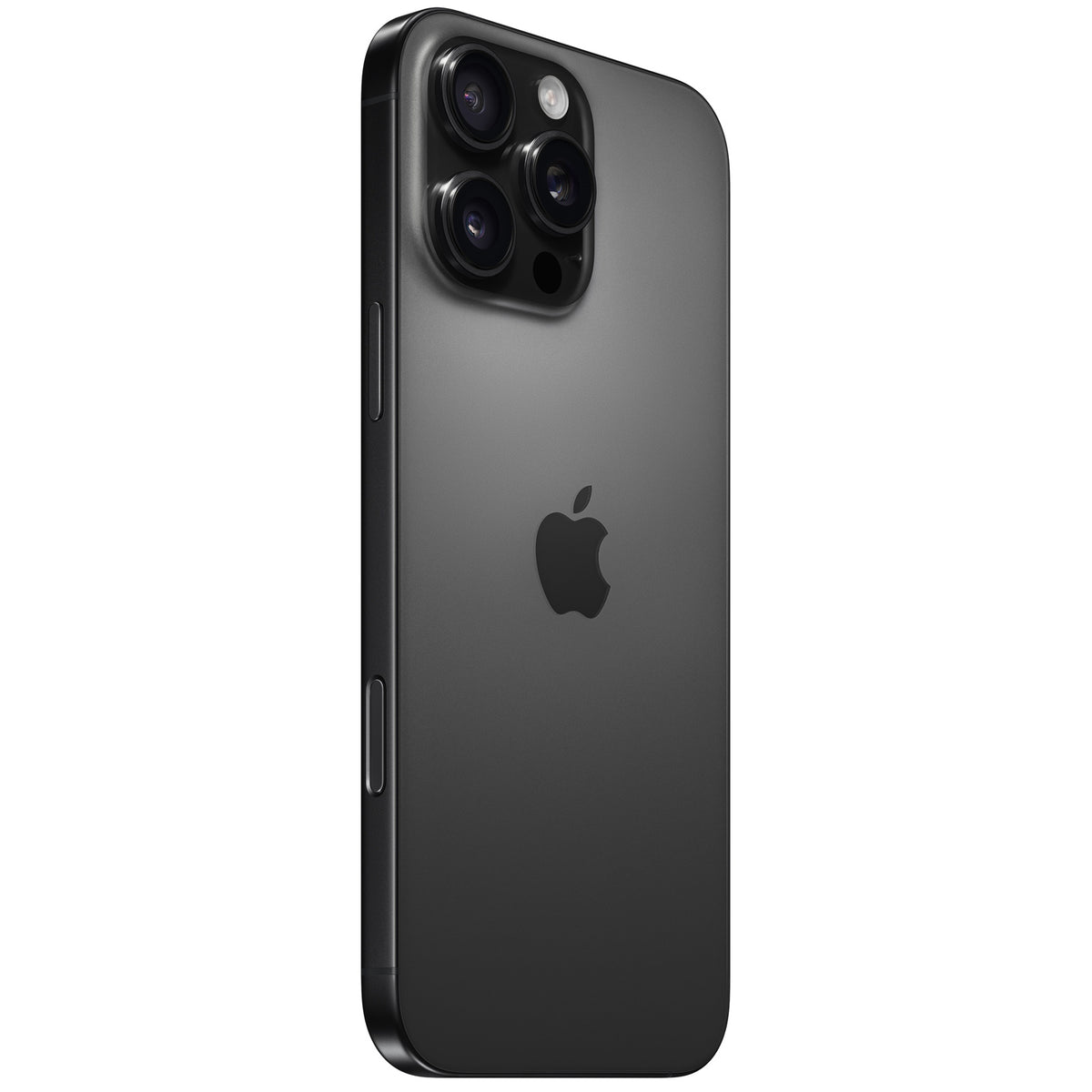 Apple iPhone 16 Pro Max Black Titanium rear camera view