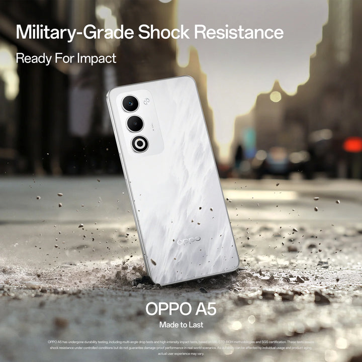 OPPO A5 4G (2025) 128GB - 6GB RAM - Grade A - Pre-Owned