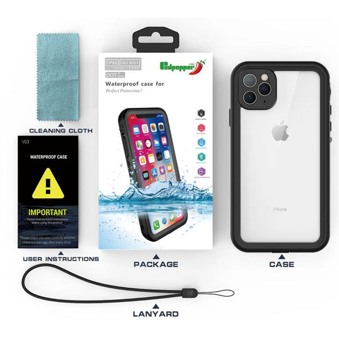 Waterproof Shockproof Dustproof Snowproof Case for iPhone 11 Pro