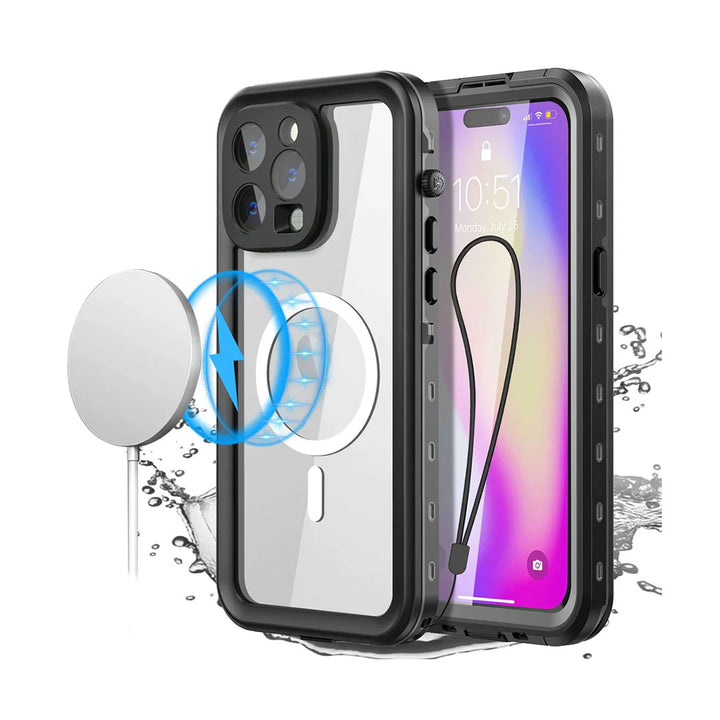 iPhone 14 Pro 6.1 Redpepper DOT+ Magsafe Series Waterproof Case - Black *Free Shipping*