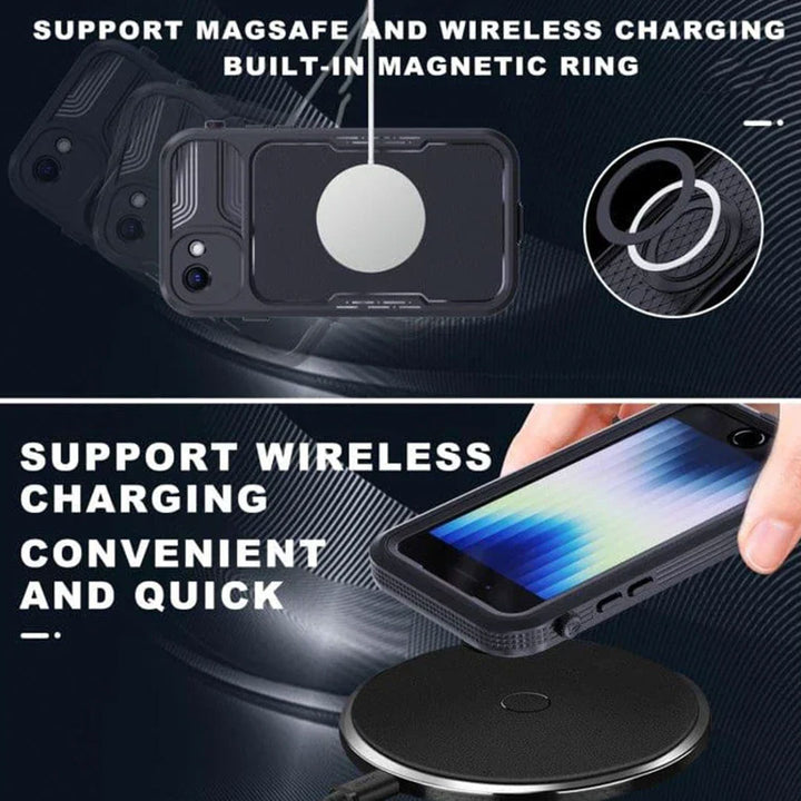 Waterproof Shockproof Dustproof Snowproof Case for iPhone 7/8/SE