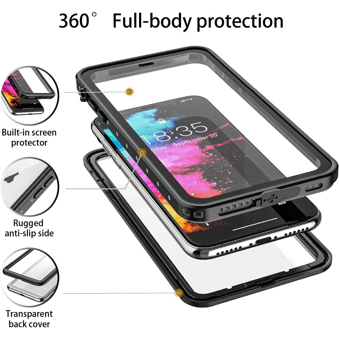 Waterproof Shockproof Dustproof Snowproof Case for iPhone X & Xs *Free Shipping*