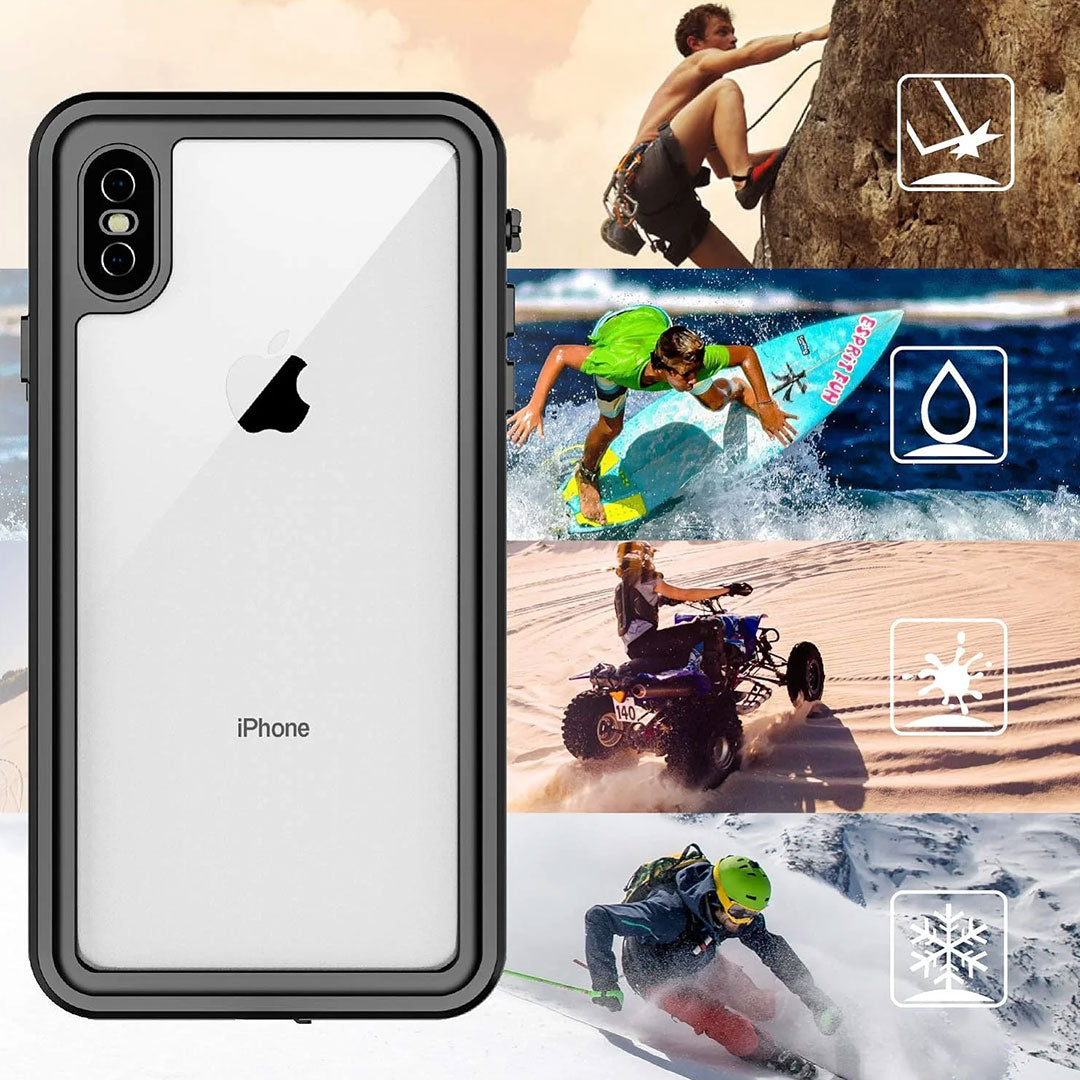 Waterproof Shockproof Dustproof Snowproof Case for iPhone X & Xs