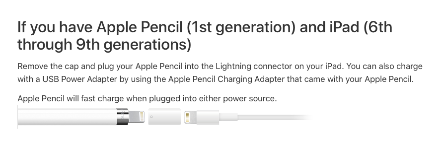 Apple Pencil 1st Gen (Like New) *Free Shipping*
