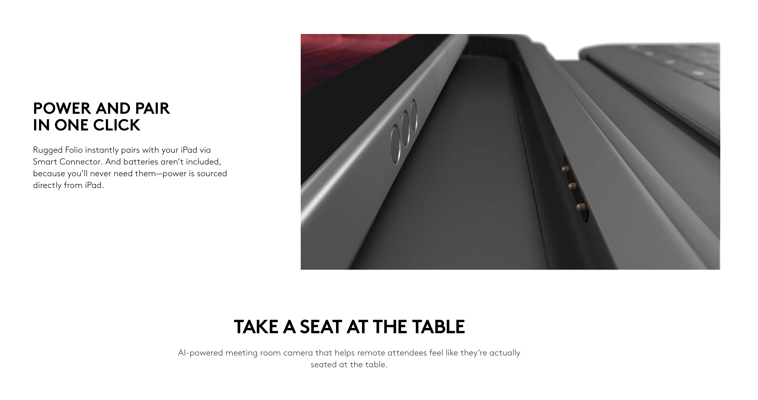 Logitech Pre Owned Slim Folio Keyboard Case for iPad 10.2