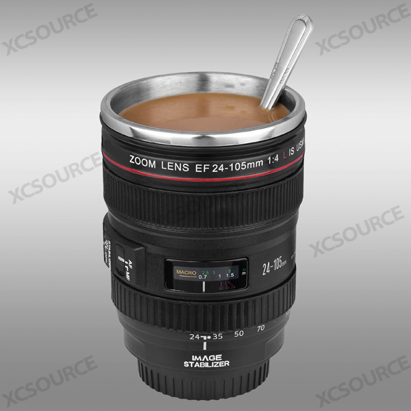 Camera Lens Mug *Black*
