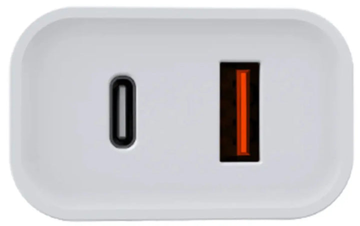 DYNAMIX 18W USB-C PD + USB-A QC3.0 Dual Port Fast Wall Charger – SPAPD18-CA