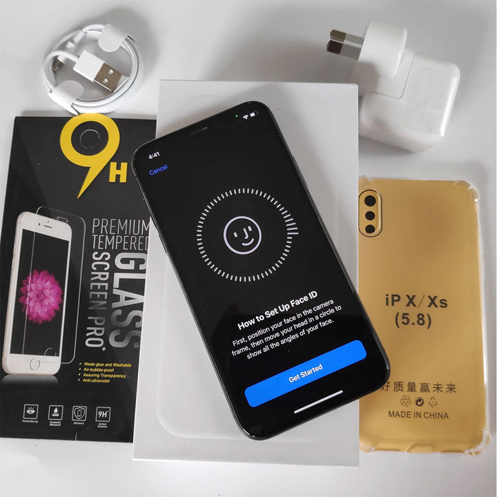 Apple iPhone XS 256GB Space Gray - New Battery, Case, Glass Screen Protector