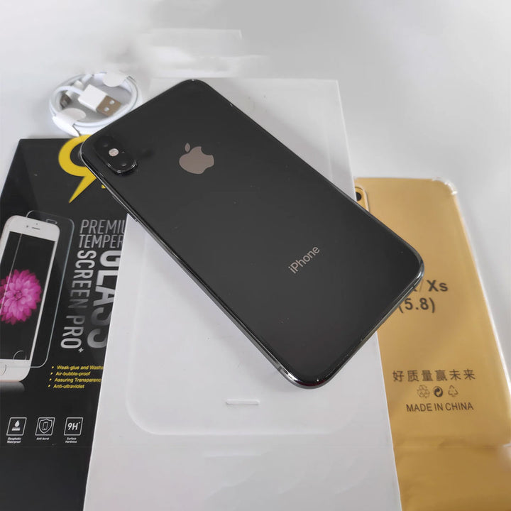 Apple iPhone XS 256GB Space Gray - New Battery, Case, Glass Screen Protector