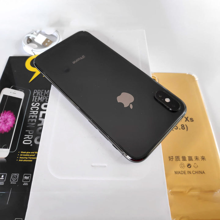 Apple iPhone XS 256GB Space Gray - New Battery, Case, Glass Screen Protector