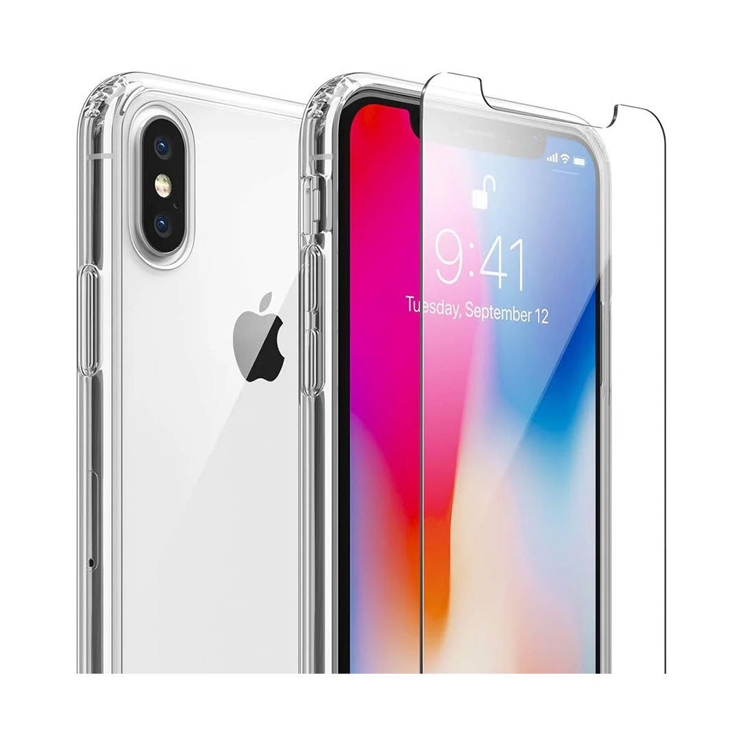 2 in 1 Combo - Case & Screen Protector for iPhone X & Xs *Free Shipping*