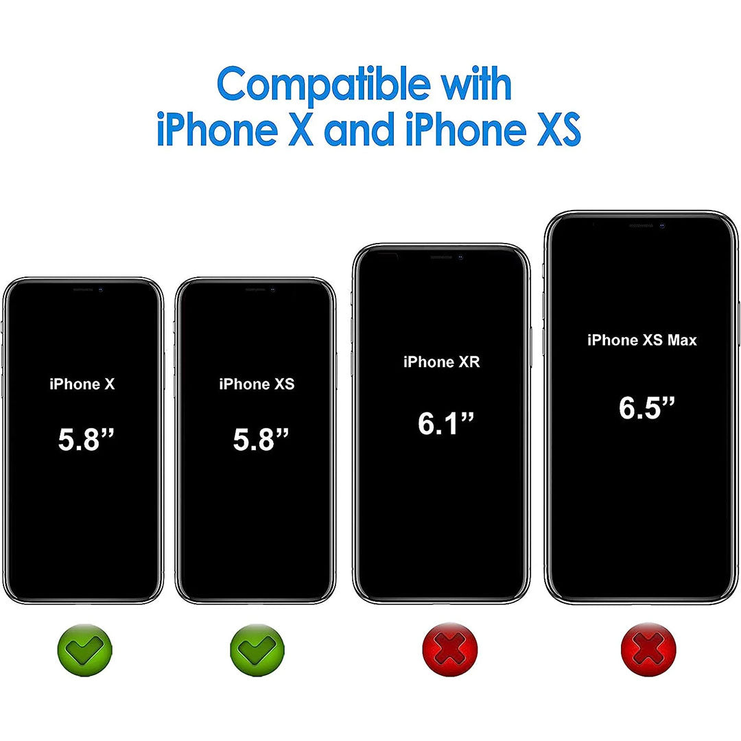 2 in 1 Combo - Case & Screen Protector for iPhone X & Xs *Free Shipping*
