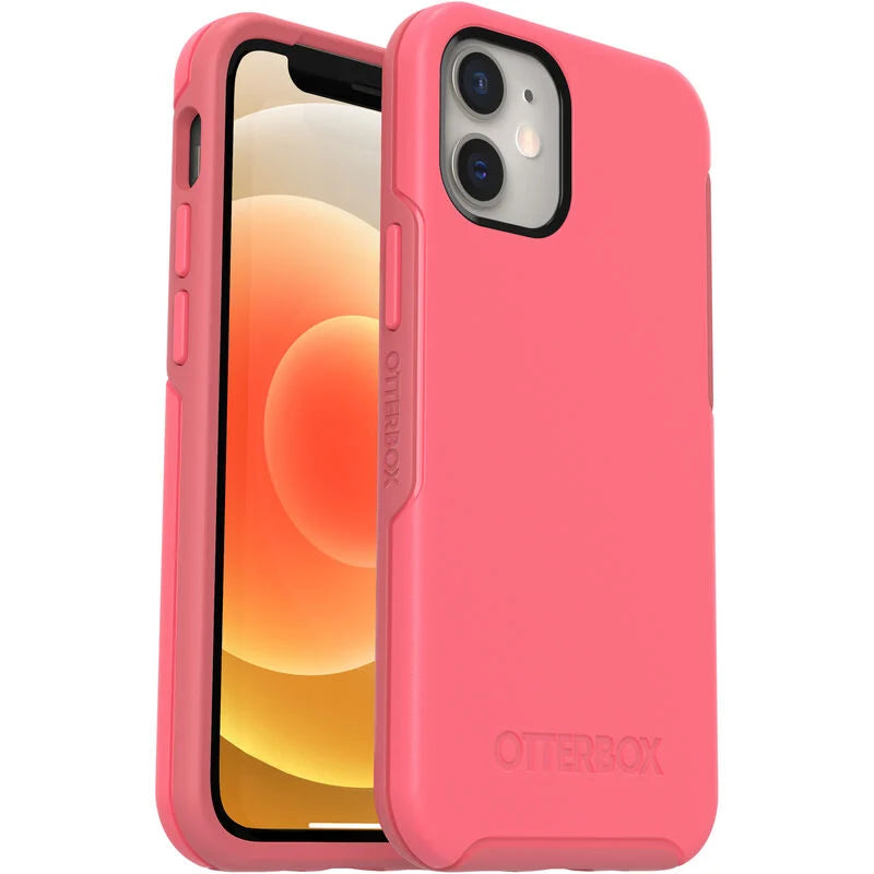 OtterBox Symmetry+ Case for iPhone 12 Mini with MagSafe (Tea Petal Pink)