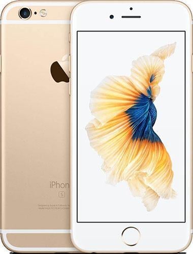 Apple iPhone 6S 64GB Gold - New Battery (White spot display) With Case, Screen Protector & Shipping