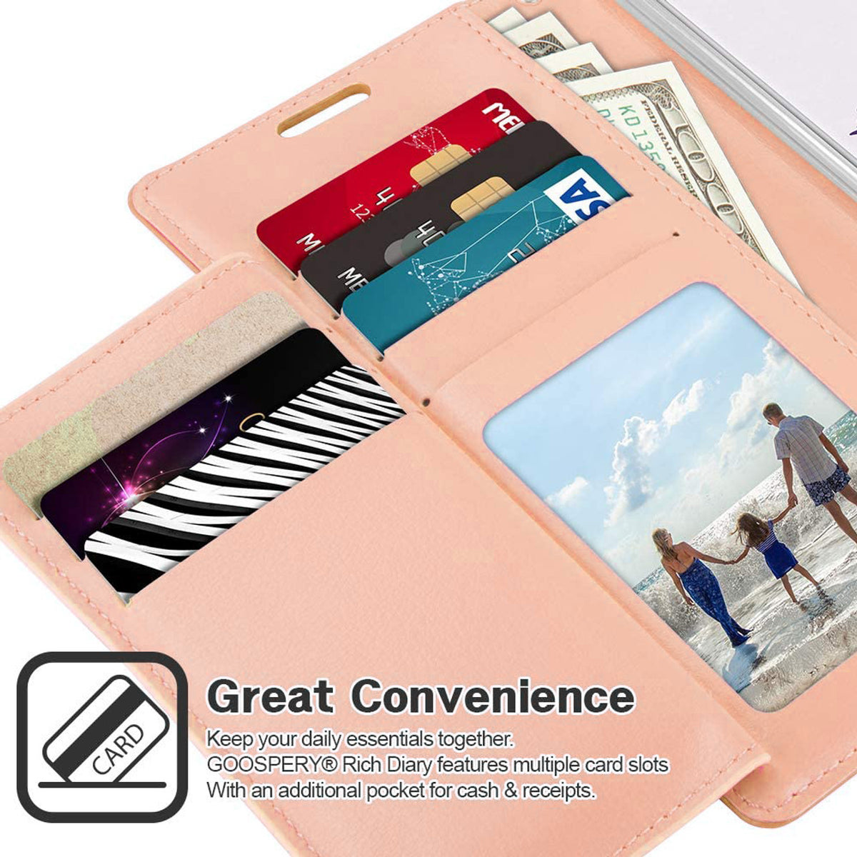 Samsung Galaxy S20 - Mercury Gooseberry Wallet Case - Gold *Clearance*