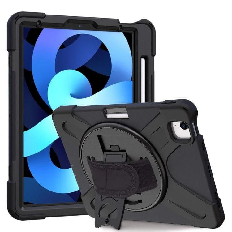 Apple iPad Air 13 (12.9 inch) 2024 Rugged Shockproof Case, 360° Rotating & Kickstand