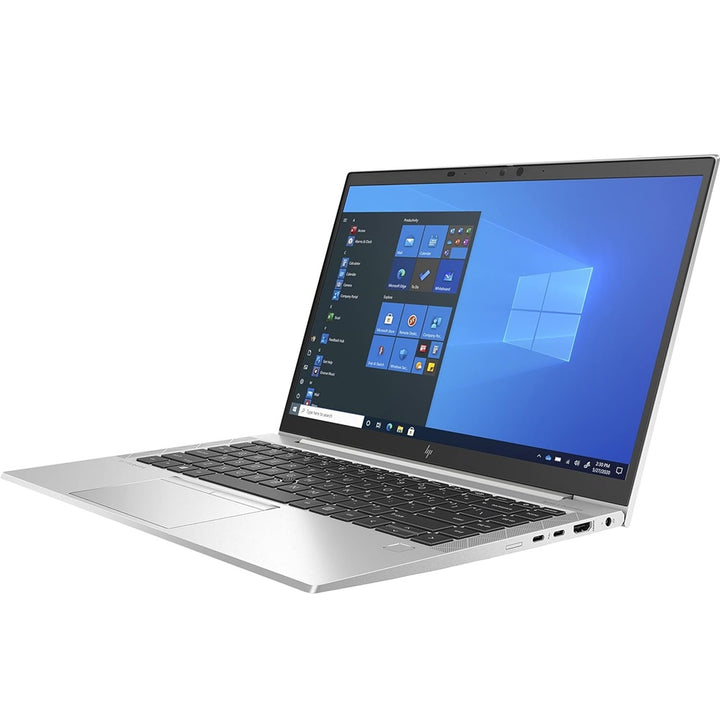 HP EliteBook 840 G8 14-inch pre-owned laptop right-side angled view, Intel Core i5 11th Gen - SmartGear NZ