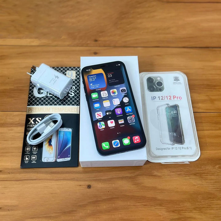 Apple iPhone 12 64GB Blue - New Battery, Case, Screen Protector (Exc)