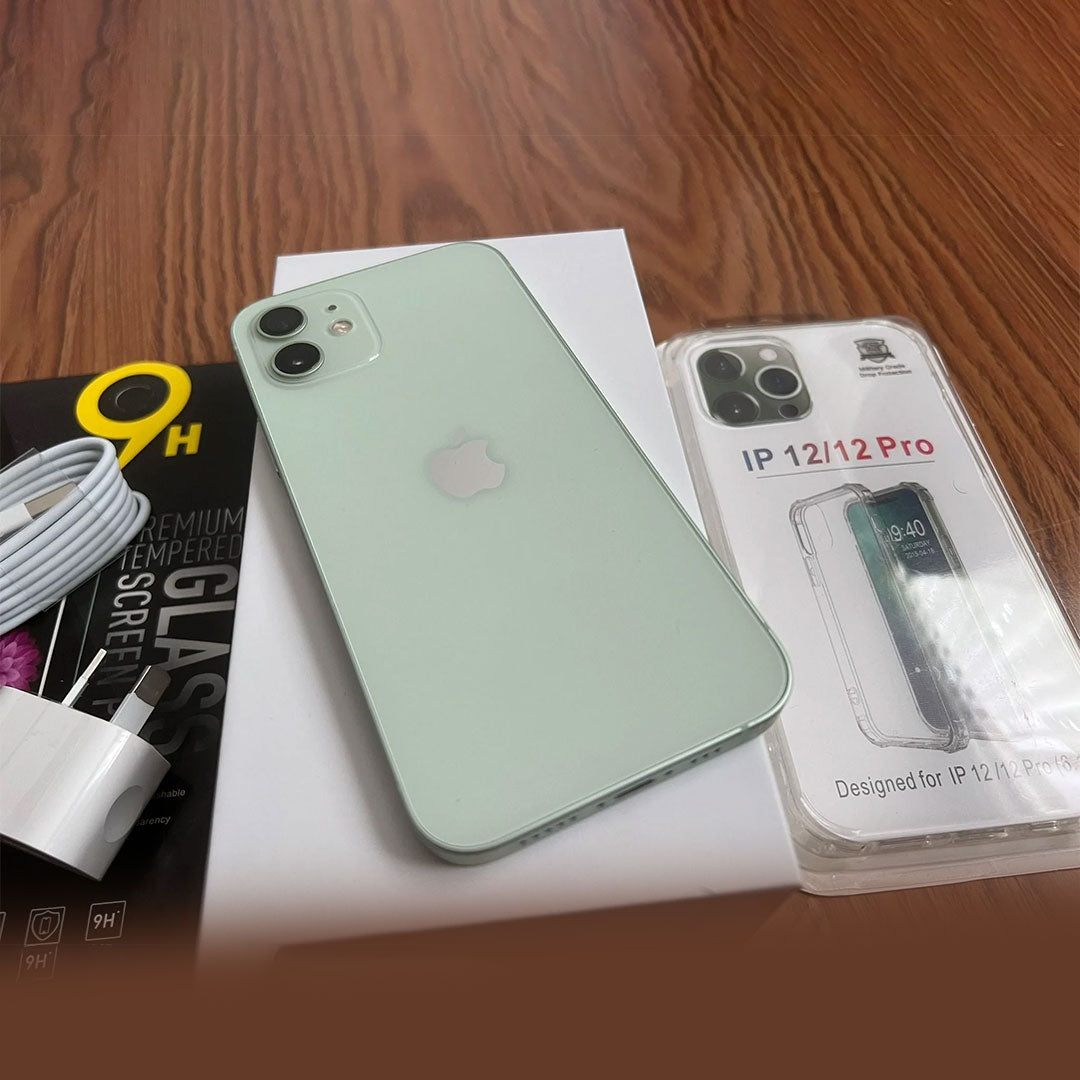 Apple iPhone 12 64GB Green - New Battery, Case, Screen Protector