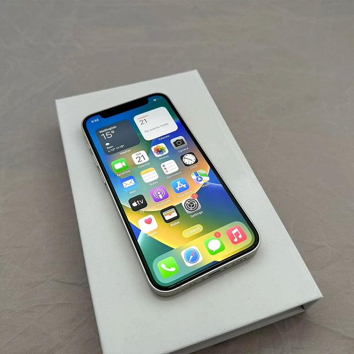 Apple iPhone 12 mini 64GB White - New Battery, Case, Screen protector