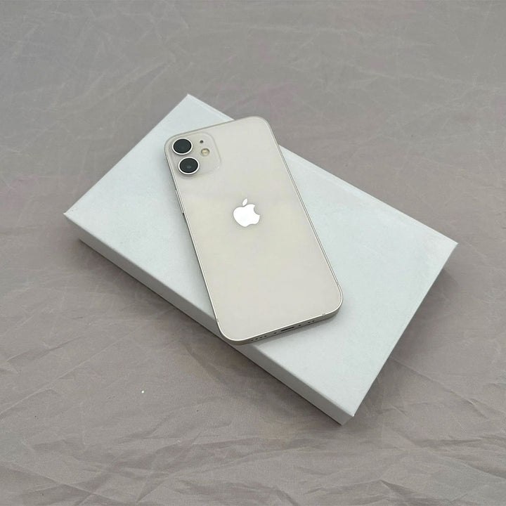 Apple iPhone 12 mini 64GB White - New Battery, Case, Screen protector