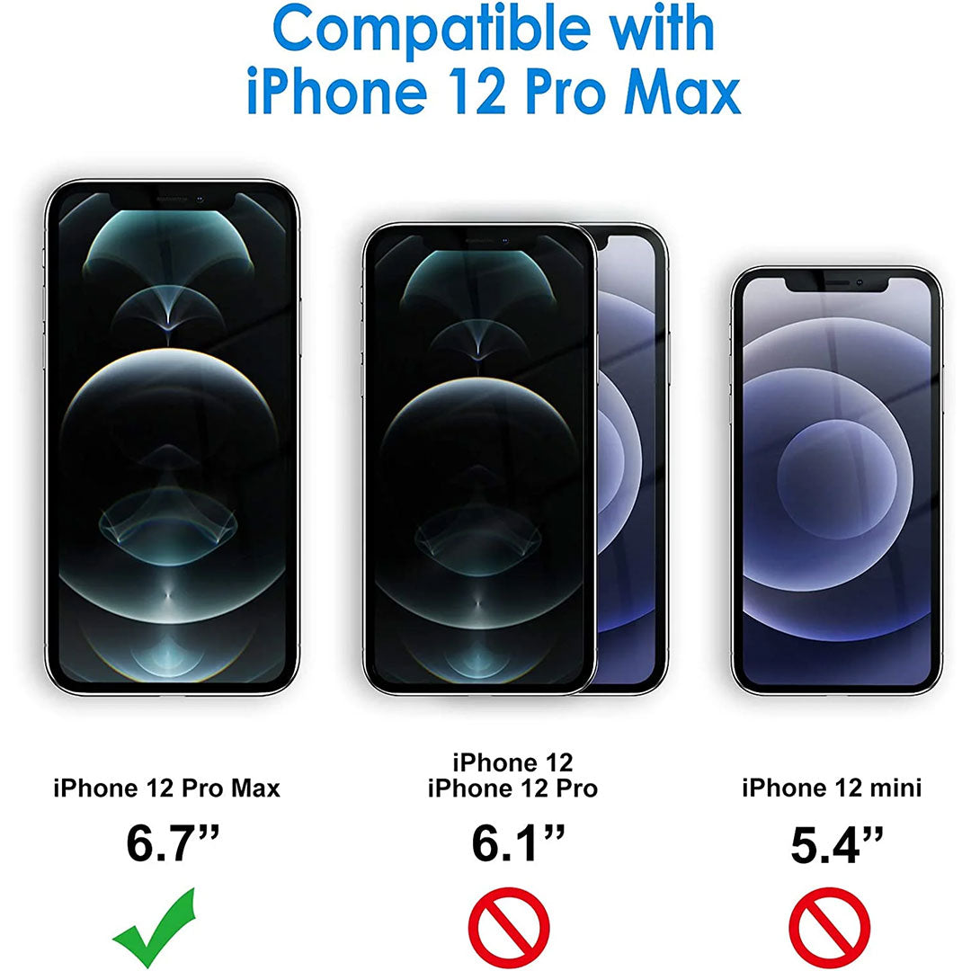 iPhone 12 Pro Max Tough Hybrid Clear Case