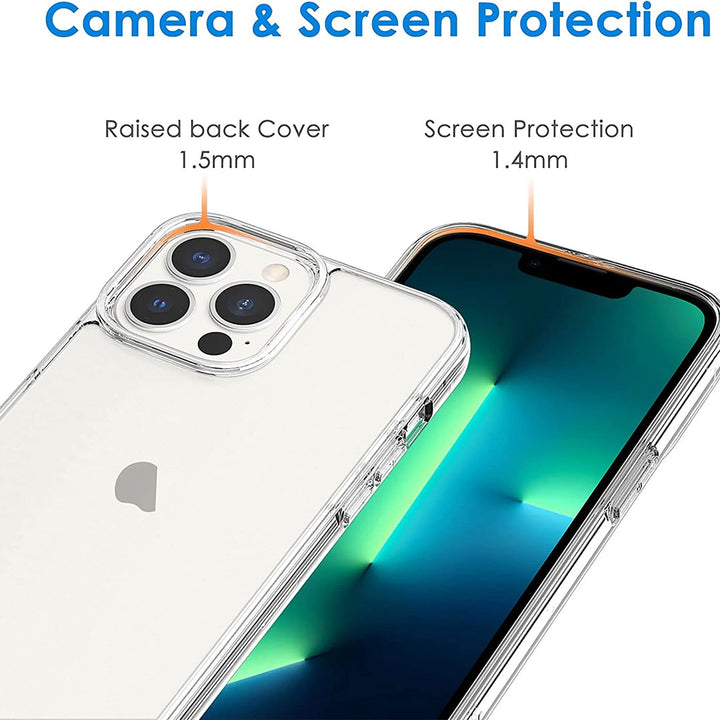 iPhone 13 Pro Max Tough Hybrid Clear Case