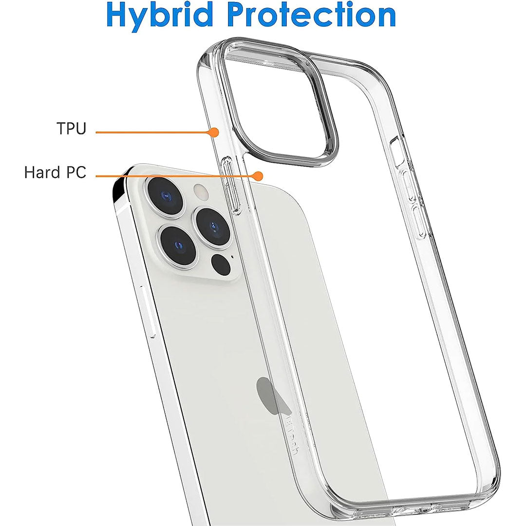 iPhone 13 Pro Max Tough Hybrid Clear Case