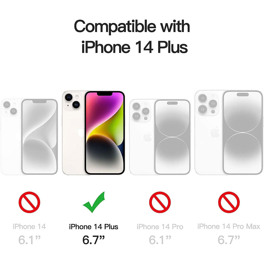 iPhone 14 Plus Tough Hybrid Clear Case