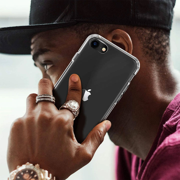 iPhone SE 2022 & 2020, iPhone 8, 7 Tough Hybrid Clear Case
