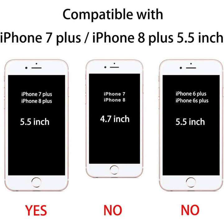 iPhone 8 Plus, 7 Plus Tough Hybrid Clear Case