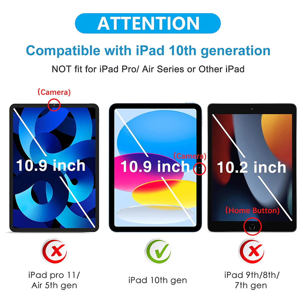 Premium Tempered Glass Screen Protector for iPad 10th & 11th Gen 10.9