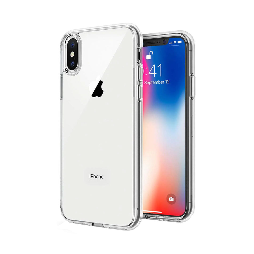 iPhone Xs Max Tough Hybrid Clear Case