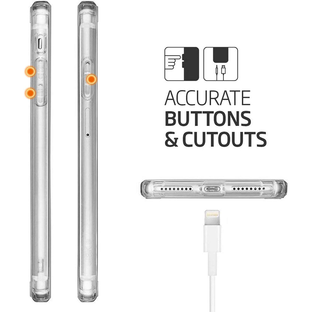 iPhone Xs Max Tough Hybrid Clear Case