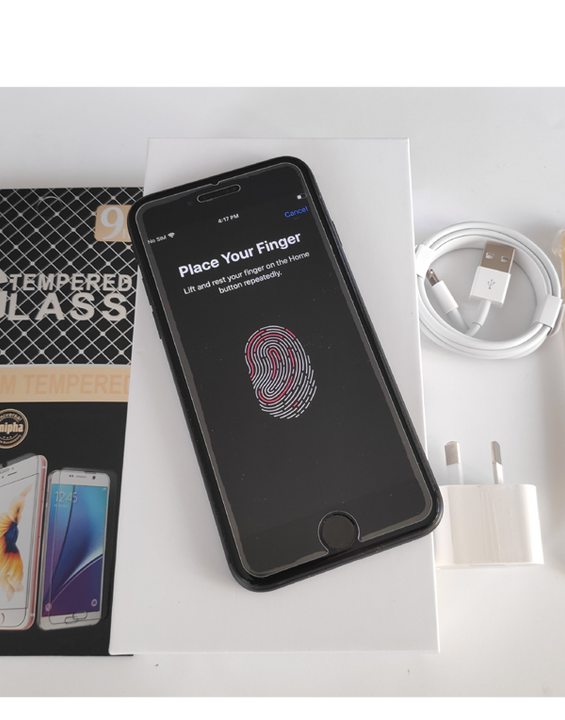 Apple iPhone 8 128GB Space Gray New Battery - With Case, Screen Protector & Shipping (Good)