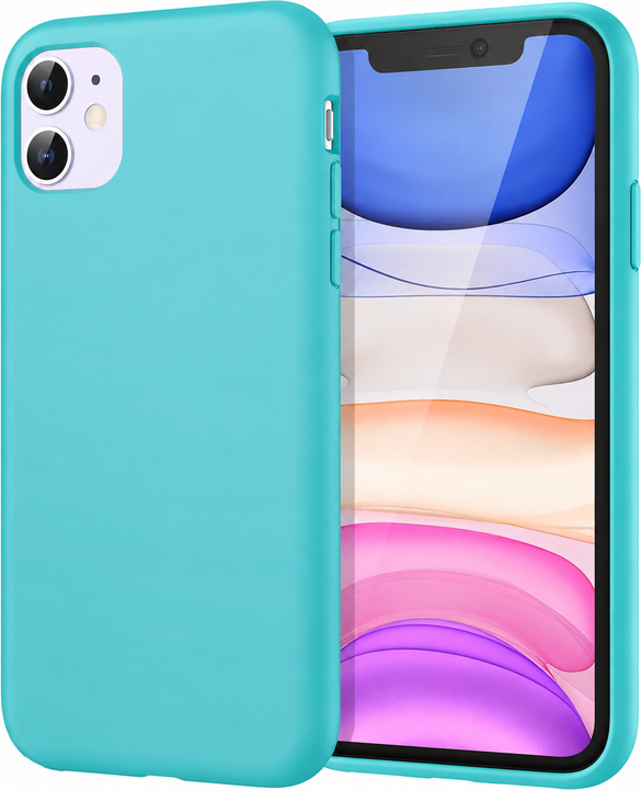 Turquoise iPhone 11 protection bundle