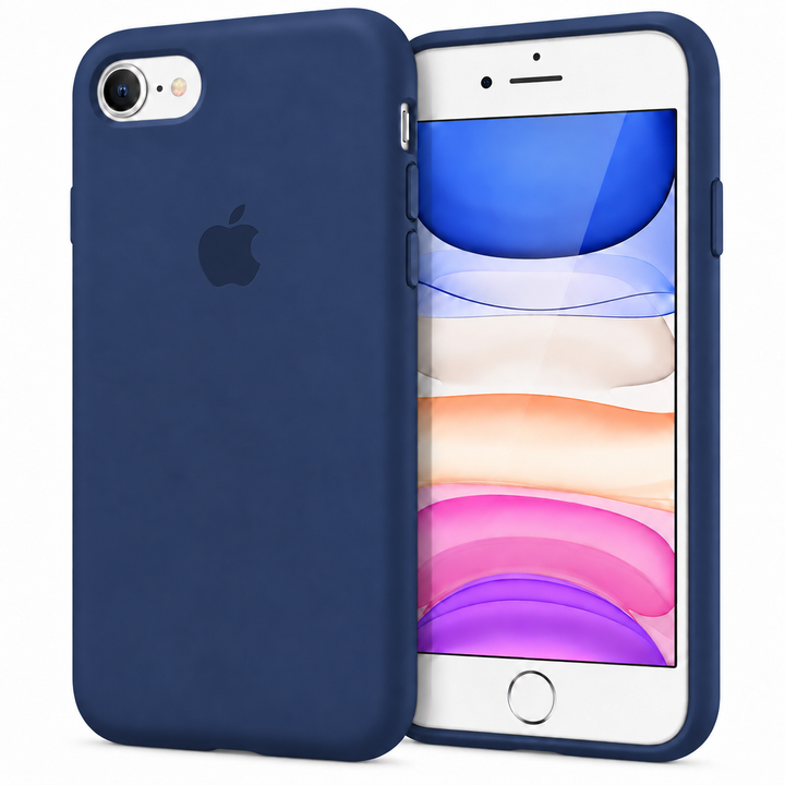 Midnight Blue genuine Apple silicone case for iPhone 7, iPhone 8 and iPhone SE 2020/2022