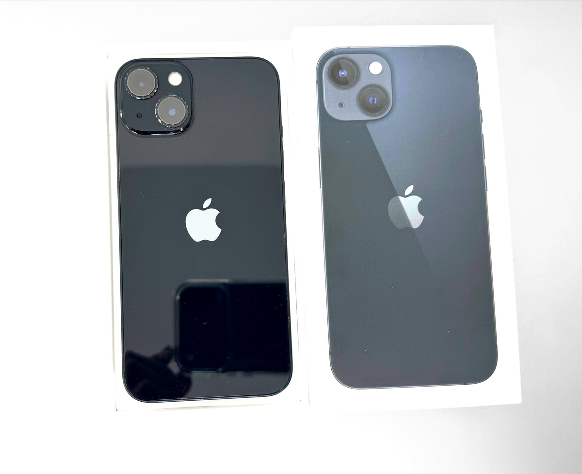 Apple iPhone 13 128GB 5G Midnight Black - Apple Box, Screen Protector (As New) Pre-owned