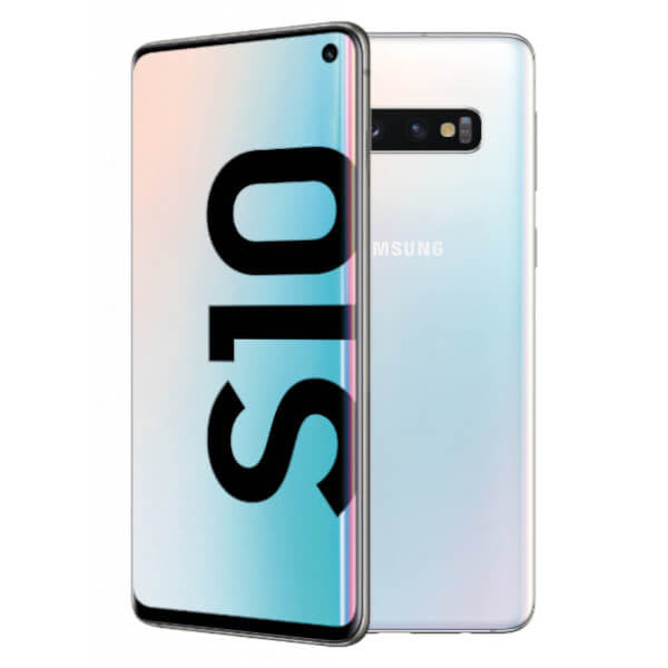 Samsung Galaxy S10 128GB 8GB Prism White SC-03L (Like New) New Case, Glass Screen Protector & Shipping